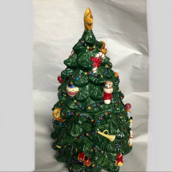 Christopher Radko Christmas Tree Cookie Jar - Picture 3 of 5